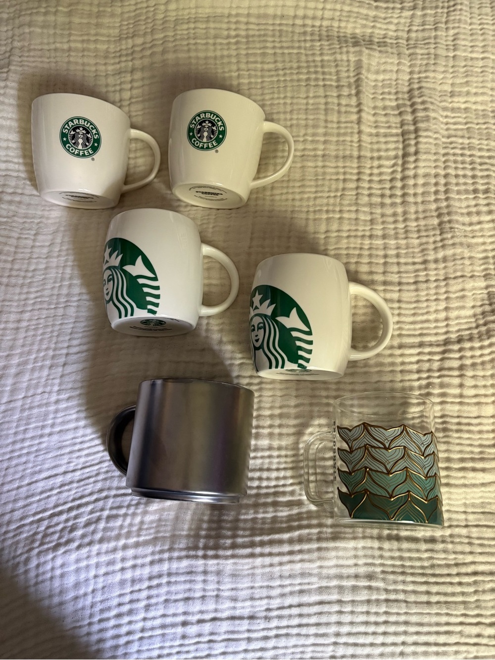 Starbucks mugs - set of 6